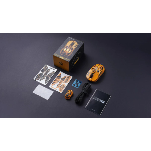 Мишка GravaStar Mercury X Pro 8K RGB Wireless/Bluetooth/USB Battle-Worn Yellow (GS_X_PRO_YLW)