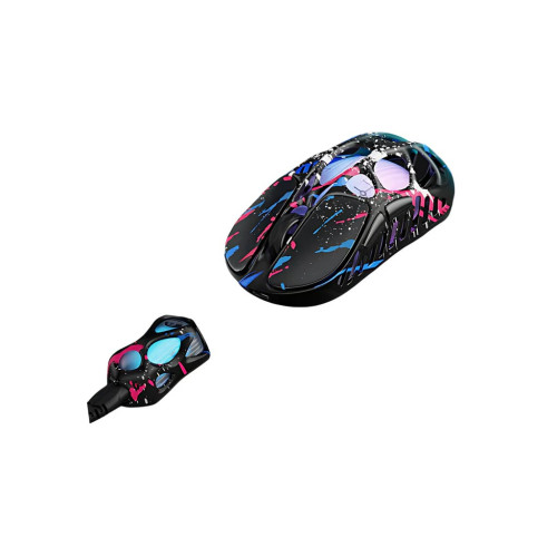 Мишка GravaStar Mercury X Pro 8K RGB Wireless/Bluetooth/USB Neon Graffiti (GS_X_PRO_CG_BLK)