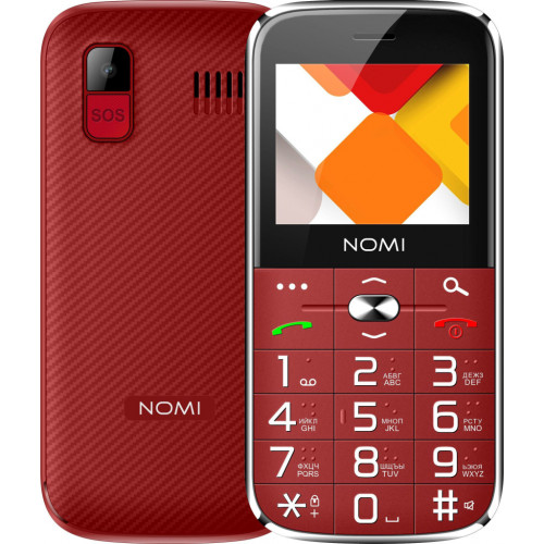 Мобільний телефон Nomi i220 Red Мобільний телефон Nomi i220 Red