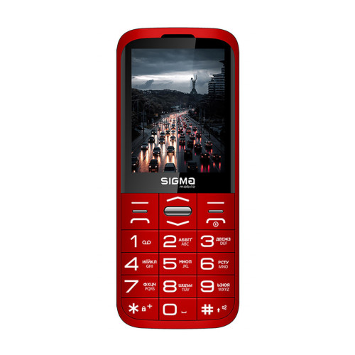 Мобільний телефон Sigma Comfort 50 Grace Type-C Red (4827798121825) Мобільний телефон Sigma Comfort 50 Grace Type-C Red (4827798121825)