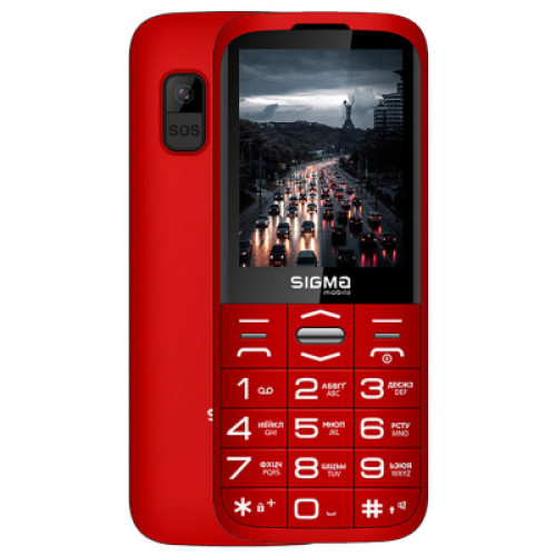 Мобільний телефон Sigma Comfort 50 Grace Type-C Red (4827798121825) Мобільний телефон Sigma Comfort 50 Grace Type-C Red (4827798121825)