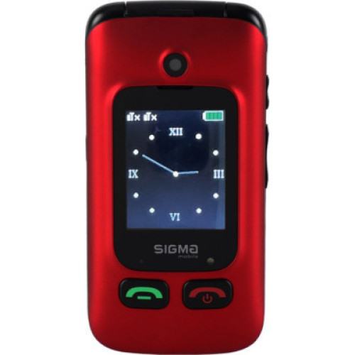 Мобільний телефон Sigma Comfort 50 Shell Duo Type-C Red Black (4827798212516)