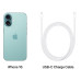 Мобільний телефон Apple iPhone 16 128GB Teal (MYED3) Мобільний телефон Apple iPhone 16 128GB Teal (MYED3)