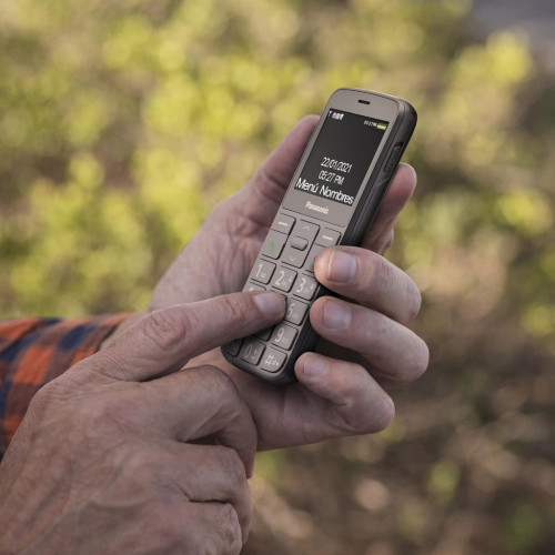 Мобільний телефон Panasonic KX-TU160 Grey (KX-TU160EXG) Мобільний телефон Panasonic KX-TU160 Grey (KX-TU160EXG)