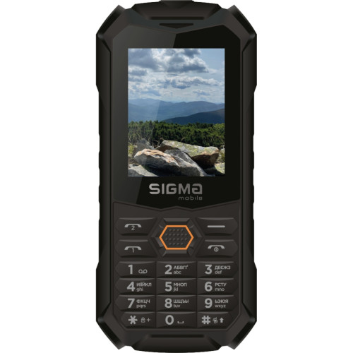 Мобільний телефон Sigma X-treme PV68 Black Orange (4827798738221)