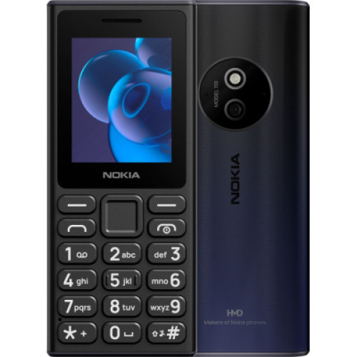 Мобільний телефон Nokia 110 DS 2024 Black Мобільний телефон Nokia 110 DS 2024 Black