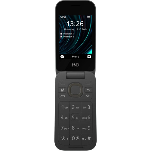 Мобільний телефон HMD 2660 4G Flip DS Black Мобільний телефон HMD 2660 4G Flip DS Black