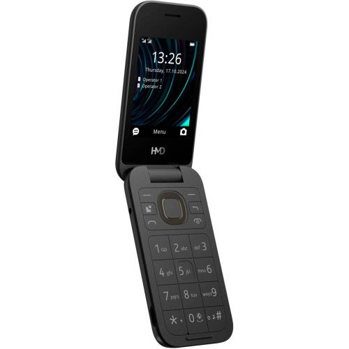 Мобільний телефон HMD 2660 4G Flip DS Black Мобільний телефон HMD 2660 4G Flip DS Black