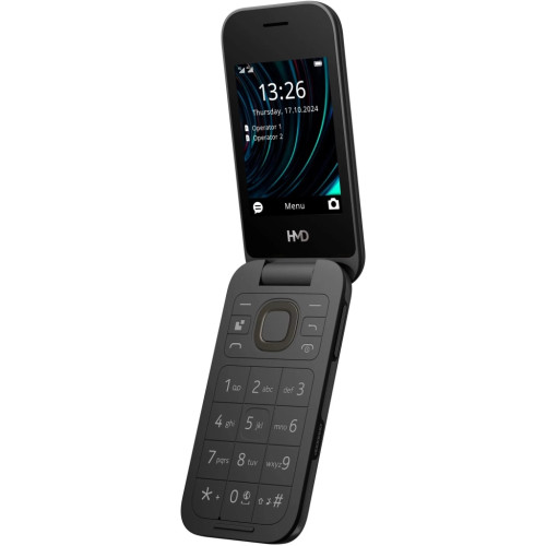 Мобільний телефон HMD 2660 4G Flip DS Black Мобільний телефон HMD 2660 4G Flip DS Black