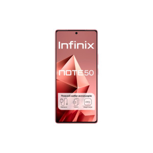 Мобільний телефон Infinix Note 50 8/256Gb Burgundy Red (4894947066405)