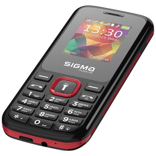 Мобільний телефон Sigma X-style 171 MINI Black-Red (4827798813744)