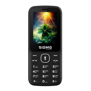 Мобільний телефон Sigma X-style 242 LUCKY Black (4827798792919)