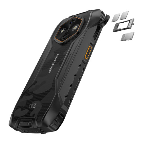 Мобільний телефон Ulefone Rugking 4 Pro 8/256Gb Black-Orange (6975326660921)