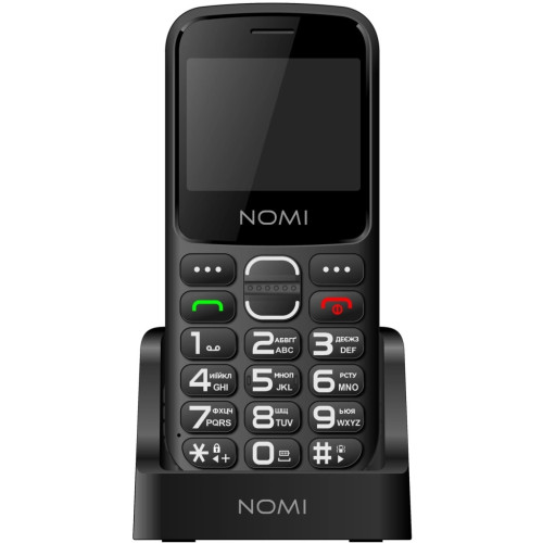 Мобільний телефон Nomi i2320 Black Мобільний телефон Nomi i2320 Black