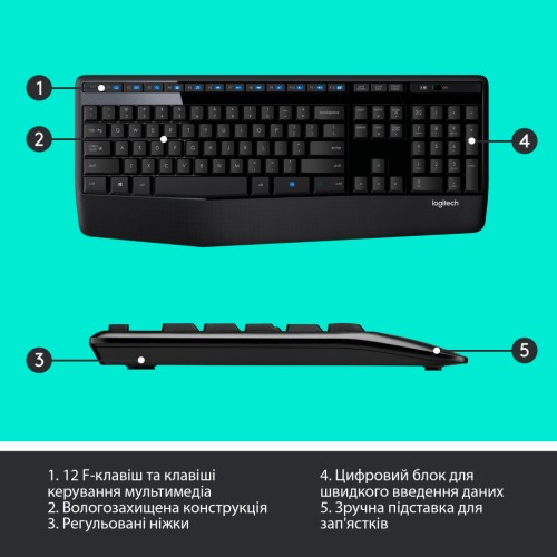 Комплект Logitech MK345 Wireless UA Black (920-006489)