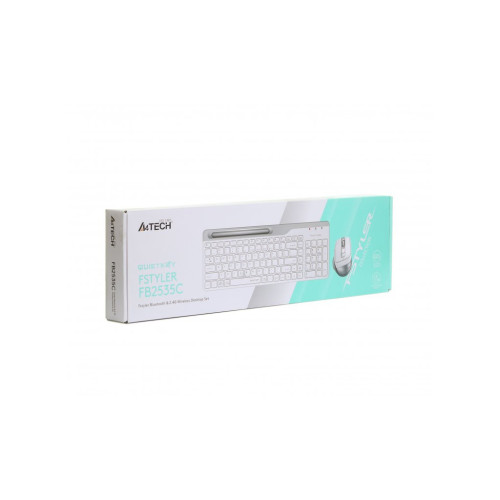 Комплект A4Tech FB2535C Wireless/Bluetooth Icy White (FB2535C Icy White)