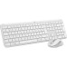 Комплект Logitech MK950 Bluetooth/Wireles UA Off-White (920-012491)