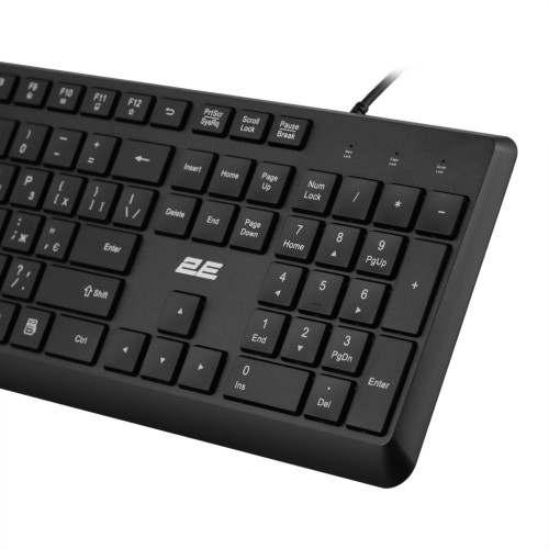 Комплект 2E MK405 USB UA Black (2E-MK405UBK_UA)