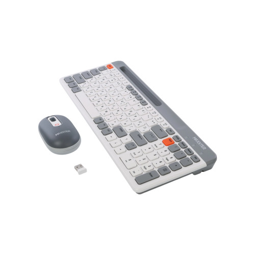 Комплект Maxxter KMS-WCM-03G-UA Wireless Gray/White (KMS-WCM-03G-UA)