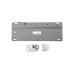 Комплект Maxxter KMS-WCM-03G-UA Wireless Gray/White (KMS-WCM-03G-UA)