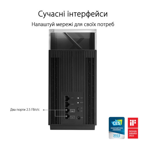 Маршрутизатор ASUS ZenWiFi Pro ET12 1PK (90IG05Z0-MO3A10)