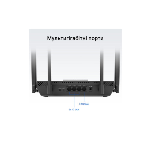 Маршрутизатор ASUS RT-BE50 (90IG09U0-MO3S00)