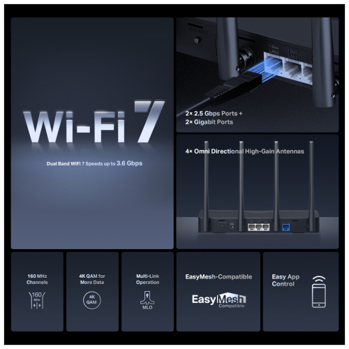 Маршрутизатор Mercusys MR27BE Маршрутизатор Mercusys MR27BE