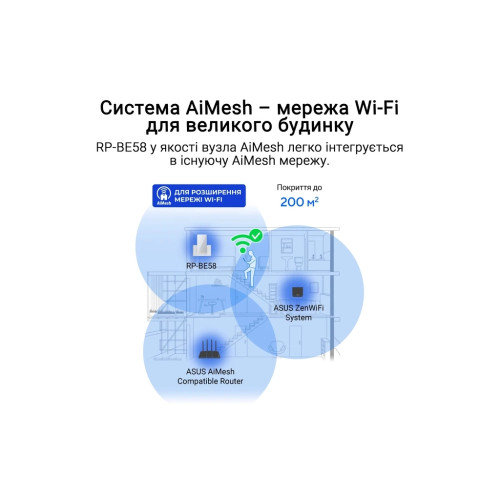 Ретранслятор ASUS RP-BE58 (90IG09J0-MO0C00) Ретранслятор ASUS RP-BE58 (90IG09J0-MO0C00)