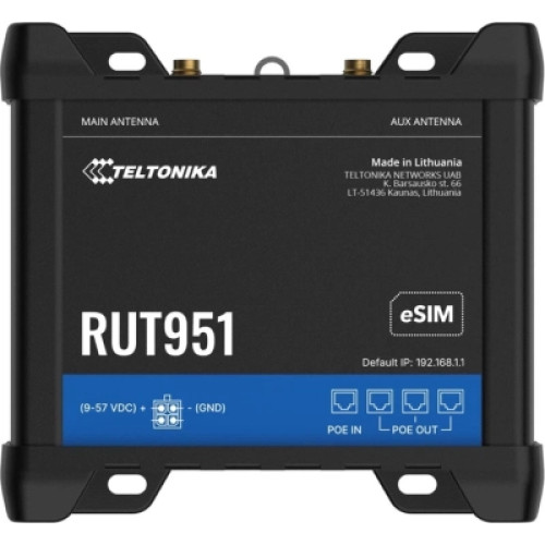 Маршрутизатор Teltonika RUT951 POE+