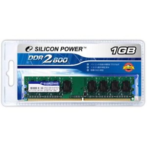 Модуль памяті для компютера DDR2 1GB 800 MHz Silicon Power (SP001GBLRU800S02)