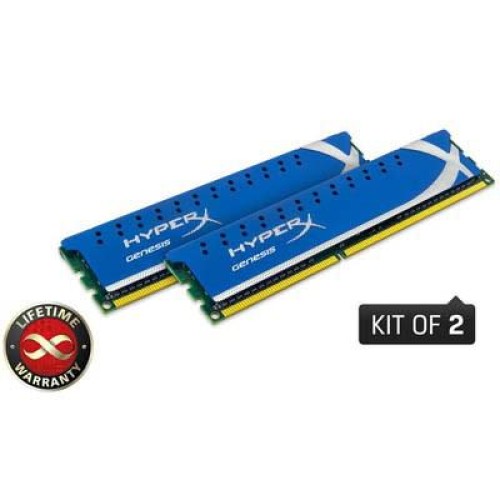 Модуль памяті для компютера DDR3 8GB (2x4GB) 1600 MHz Kingston (KHX1600C9D3K2/8GX / KHX1600C9D3K2/8G)