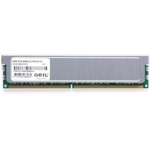 Модуль памяті для компютера DDR2 4GB (2х2GB) 800 MHz Geil (GX24GB6400DC)