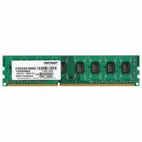 Модуль памяті для компютера DDR3 4GB 1600 MHz Patriot (PSD34G16002)