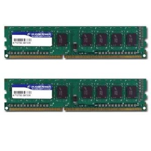 Модуль памяті для компютера DDR3 8GB (2x4GB) 1333 MHz Silicon Power (SP008GBLTU133V22 / SP008GBLTU133V02)