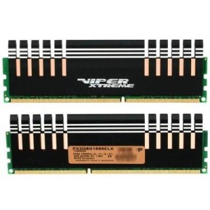 Модуль памяті для компютера DDR3 8GB (2x4GB) 1866 MHz Patriot (PXD38G1866ELK)