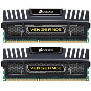 Модуль памяті для компютера DDR3 8GB (2x4GB) 1600 MHz Corsair (CMZ8GX3M2A1600C9)