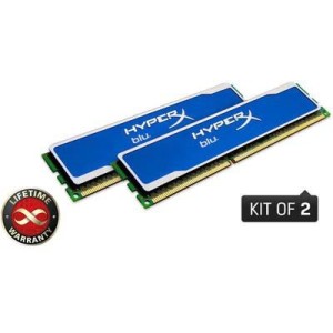 Модуль памяті для компютера DDR3 8GB (2x4GB) 1600 MHz Kingston (KHX1600C9D3B1K2/8GX)