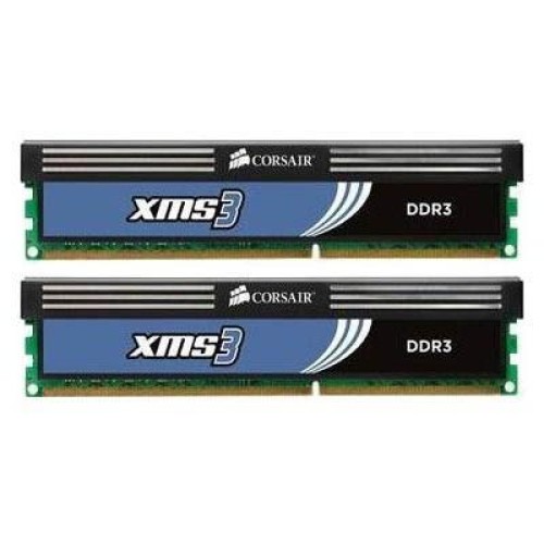 Модуль памяті для компютера DDR3 4GB (2x2GB) 1600 MHz Corsair (CMX4GX3M2B1600C9)