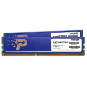 Модуль памяті для компютера DDR3 8GB (2x4GB) 1600 MHz Patriot (PSD38G1600KH)