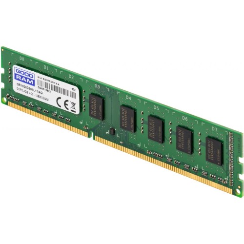 Модуль памяті для компютера DDR3 4GB 1600 MHz Goodram (GR1600D364L11/4G)