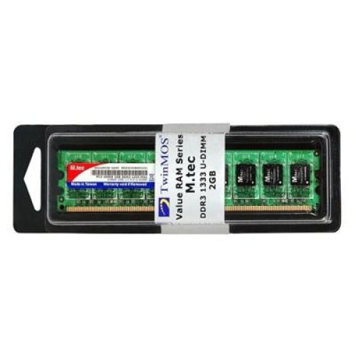 Модуль памяті для компютера DDR3 2GB 1333 MHz TwinMOS (9DSEBMZ8-5AMP)