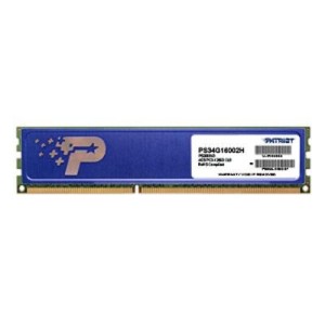 Модуль памяті для компютера DDR3 4GB 1600 MHz Patriot (PSD34G16002H)