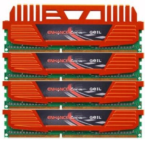 Модуль памяті для компютера DDR3 16GB (4x4GB) 1333 MHz Geil (GEC316GB1333C9QC)