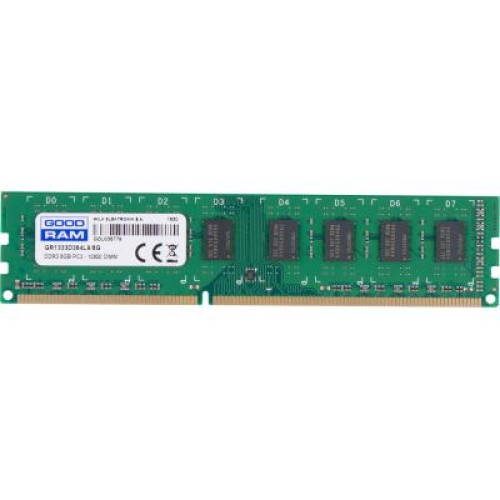 Модуль памяті для компютера DDR3 8GB 1333 MHz Goodram (GR1333D364L9/8G)