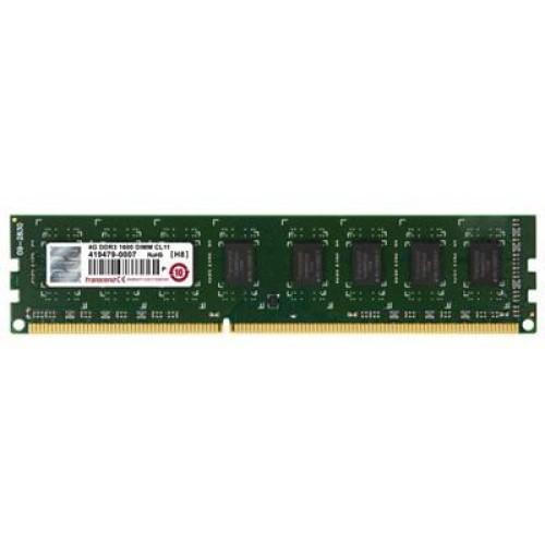 Модуль памяті для компютера DDR3 4GB 1600 MHz Transcend (JM1600KLN-4G)