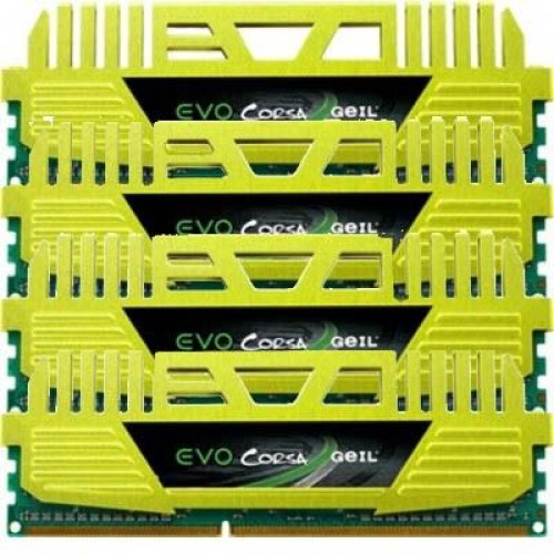 Модуль памяті для компютера DDR3 16GB (4x4GB) 2400 MHz Geil (GOC316GB2400C11AQC)