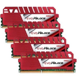 Модуль памяті для компютера DDR3 16GB (4x4GB) 2400 MHz Geil (GEV316GB2400C11AQC)