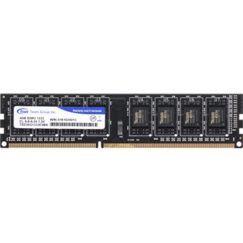 Модуль памяті для компютера DDR3 4GB 1333 MHz Team (TED34G1333C901 / TED34GM1333C901)