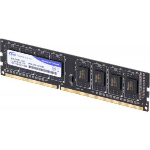 Модуль памяті для компютера DDR3 4GB 1333 MHz Team (TED34G1333C901 / TED34GM1333C901)