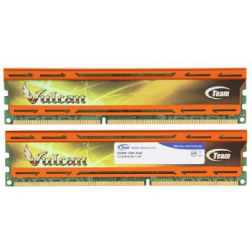 Модуль памяті для компютера DDR3 8GB (2x4GB) 1600 MHz Team (TLAD38G1600HC9DC01)